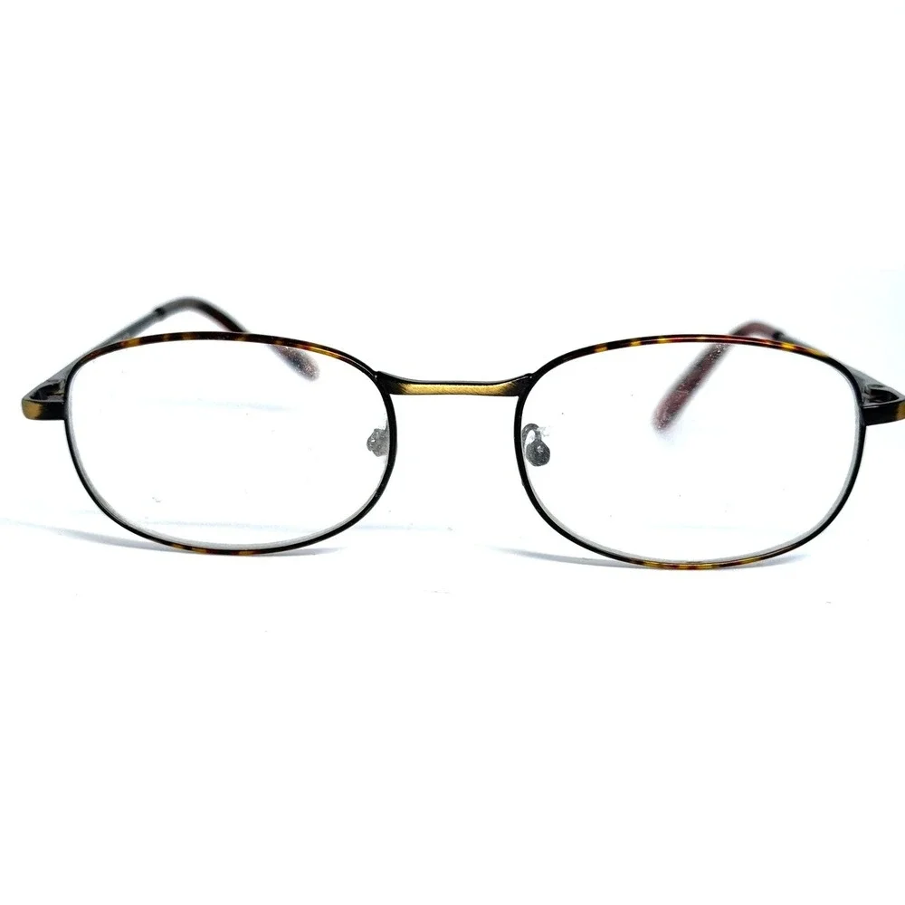 Dr. Dean Edell 13013a Oval Tortoise Gold Reading Glasses